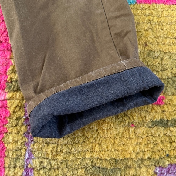 Banana Republic Lined Men's Brown Khaki Chinos - Picture 3 of 4